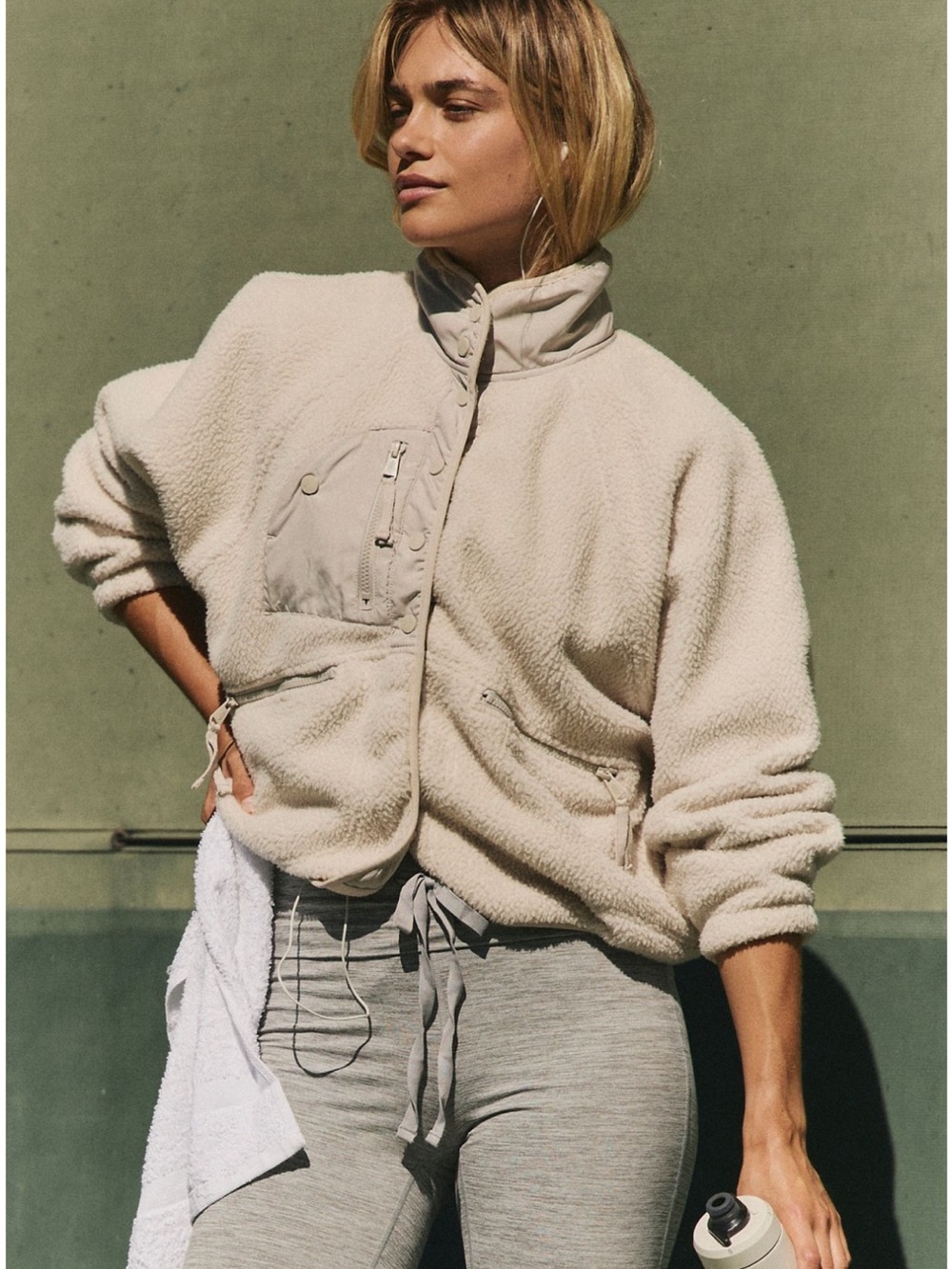 Free People Hit the Slopes Fleece Jacket